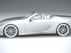 Lexus LC 500 Convertible 2021 Modelo 3D