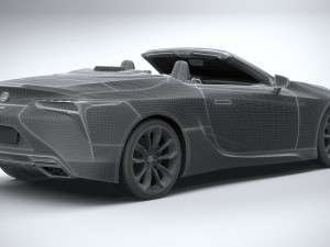 Lexus LC 500 Convertible 2021 Modelo 3D