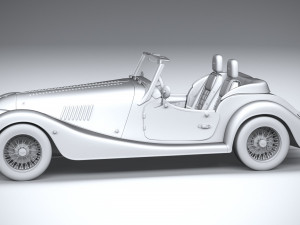 Morgan Plus Four 2021 3D Model