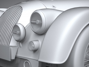 Morgan Plus Four 2021 3D Model