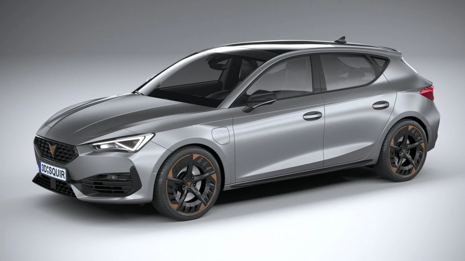 Seat Leon Cupra 5-door 2021 3D Model .c4d .max .obj .3ds .fbx .stl .blend 