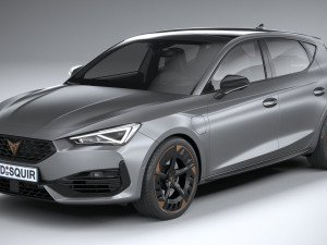 Seat Leon Cupra 5-door 2021 3D 모델