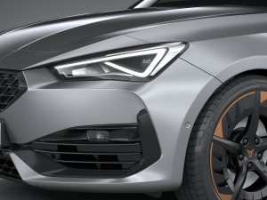 Seat Leon Cupra 5-door 2021 3D 모델