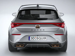 Seat Leon Cupra 5-door 2021 3D Model
