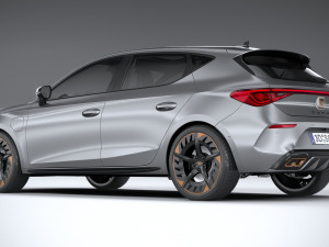 Seat Leon Cupra 5-door 2021 3D 모델