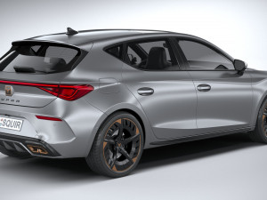Seat Leon Cupra 5-door 2021 3D 모델