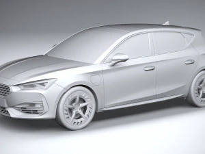 Seat Leon Cupra 5-door 2021 3D Model