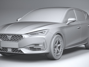 Seat Leon Cupra 5-door 2021 3D 모델
