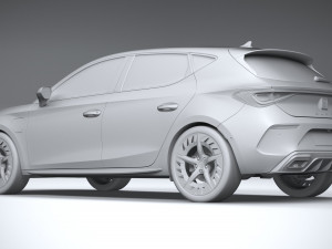 Seat Leon Cupra 5-door 2021 3D 모델
