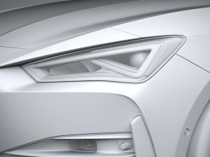 Seat Leon Cupra 5-door 2021 3D 모델