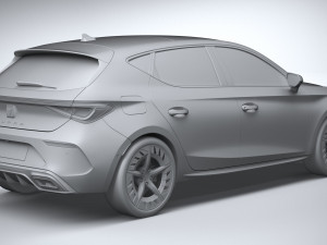 Seat Leon Cupra 5-door 2021 3D 모델