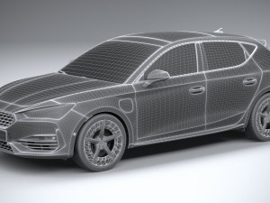 Seat Leon Cupra 5-door 2021 3D 모델