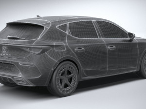 Seat Leon Cupra 5-door 2021 3D 모델
