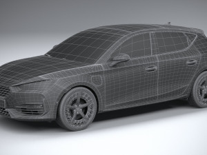 Seat Leon Cupra 5-door 2021 3D 모델
