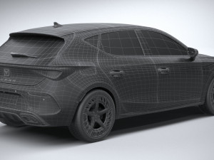 Seat Leon Cupra 5-door 2021 3D 모델