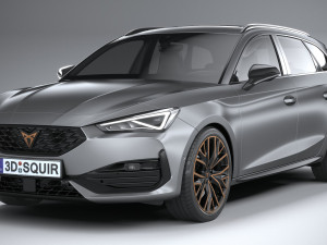 Seat Leon Sportstourer Cupra 2021 3D-Modell