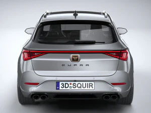 Seat Leon Sportstourer Cupra 2021 3D Model