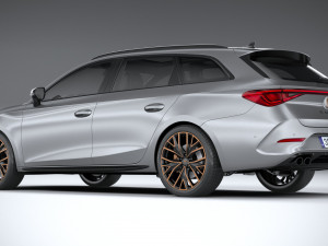 Seat Leon Sportstourer Cupra 2021 3D-Modell