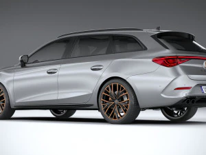 Seat Leon Sportstourer Cupra 2021 3D Model