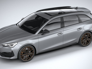 Seat Leon Sportstourer Cupra 2021 3D-Modell