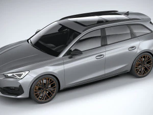 Seat Leon Sportstourer Cupra 2021 3D Model