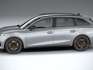 Seat Leon Sportstourer Cupra 2021 3D Model