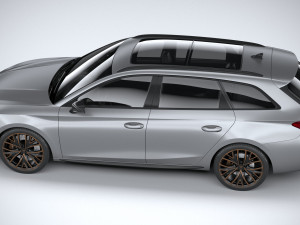 Seat Leon Sportstourer Cupra 2021 3D-Modell