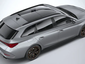 Seat Leon Sportstourer Cupra 2021 3D Model