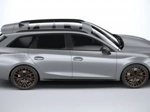 Seat Leon Sportstourer Cupra 2021 3D Model