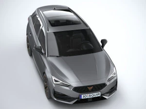 Seat Leon Sportstourer Cupra 2021 3D Model
