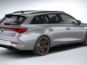 Seat Leon Sportstourer Cupra 2021 3D-Modell