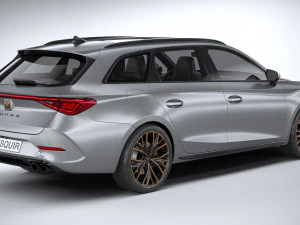 Seat Leon Sportstourer Cupra 2021 3D Model