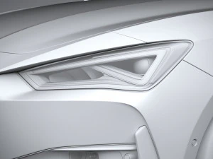 Seat Leon Sportstourer Cupra 2021 3D Model
