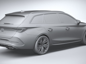 Seat Leon Sportstourer Cupra 2021 3D-Modell