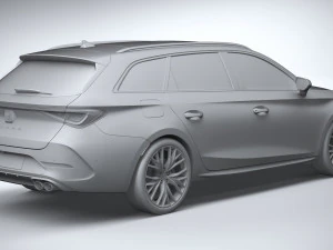 Seat Leon Sportstourer Cupra 2021 3D Model
