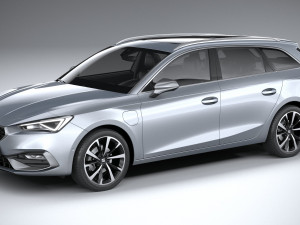 seat leon sportstourer fr 2020 3D Model