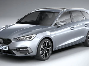 Seat Leon Sportstourer Fr 2020 3D Model