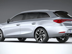 Seat Leon Sportstourer Fr 2020 3D Model