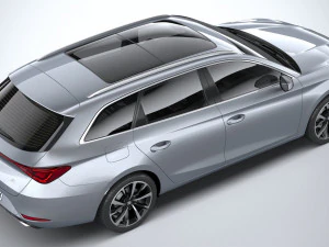 Seat Leon Sportstourer Fr 2020 3D Model