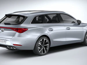 Seat Leon Sportstourer Fr 2020 3D Model