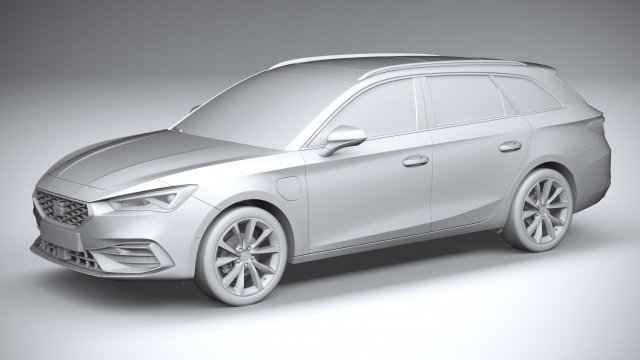 Seat Leon FR 2020 3D Model