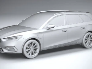Seat Leon Sportstourer Fr 2020 3D Model