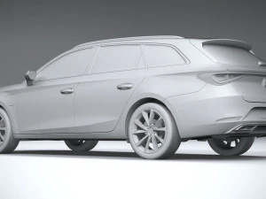 Seat Leon Sportstourer Fr 2020 3D Model
