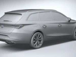 Seat Leon Sportstourer Fr 2020 3D Model