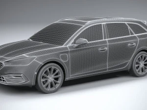 Seat Leon Sportstourer Fr 2020 3D Model
