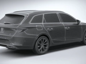 Seat Leon Sportstourer Fr 2020 3D Model