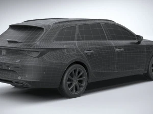 Seat Leon Sportstourer Fr 2020 3D Model