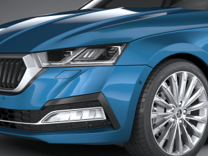 Skoda Octavia Sedan 2020 3Dモデル