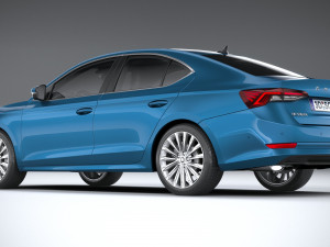 Skoda Octavia Sedan 2020 3Dモデル