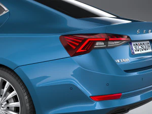 Skoda Octavia Sedan 2020 3D Model